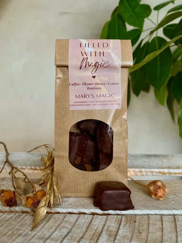 Koffie-tijm bonbons (8 stuks)