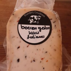 Geitenkaas Italiaanse kruiden, 300 gram