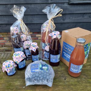 Vers ingevroren blauwe bessen 1 kg