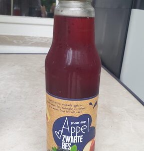 Appel/zwarte bessen sap 750 ml